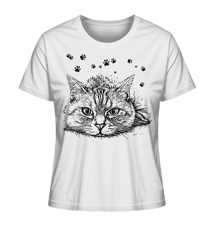 Katze - Ladies Organic Shirt - ArtfulShenwyn