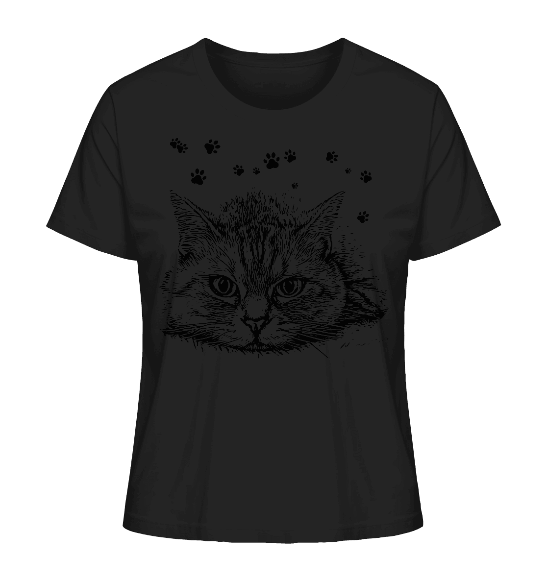 Katze - Ladies Organic Shirt - ArtfulShenwyn