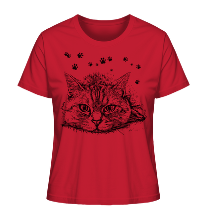 Katze - Ladies Organic Shirt - ArtfulShenwyn