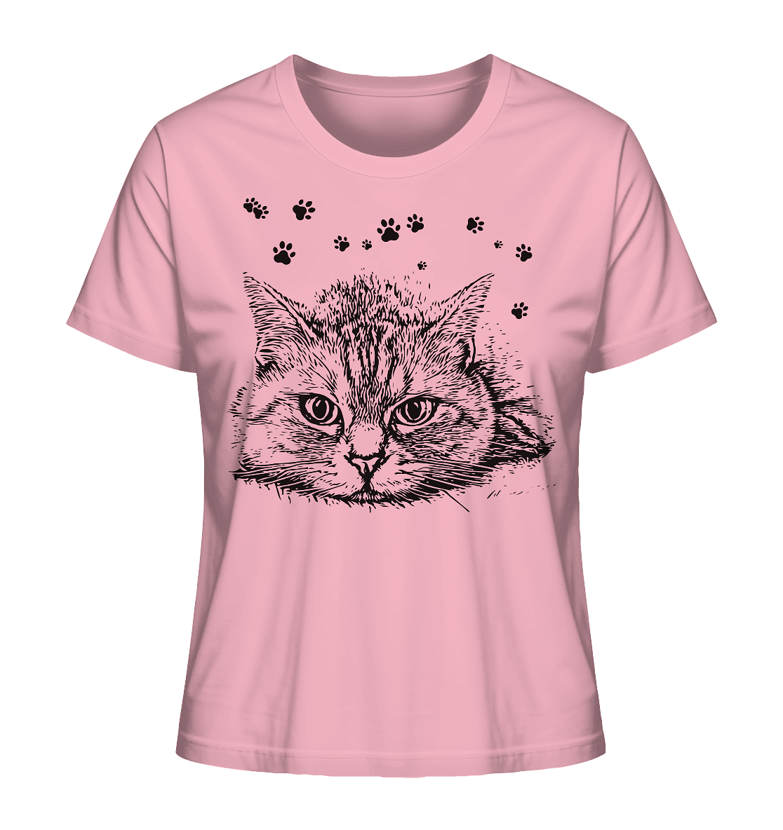 Katze - Ladies Organic Shirt - ArtfulShenwyn