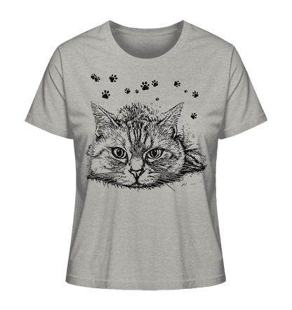 Katze - Ladies Organic Shirt - ArtfulShenwyn