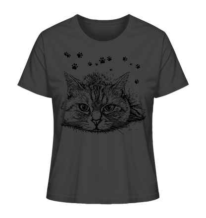 Katze - Ladies Organic Shirt - ArtfulShenwyn