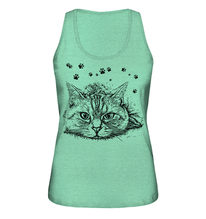 Katze - Ladies Organic Tank-Top - ArtfulShenwyn