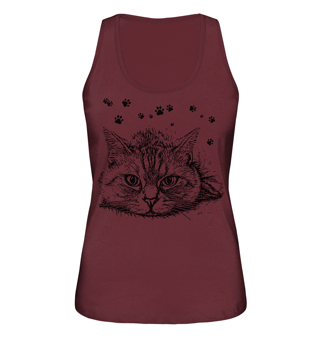 Katze - Ladies Organic Tank-Top - ArtfulShenwyn