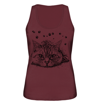 Katze - Ladies Organic Tank-Top - ArtfulShenwyn