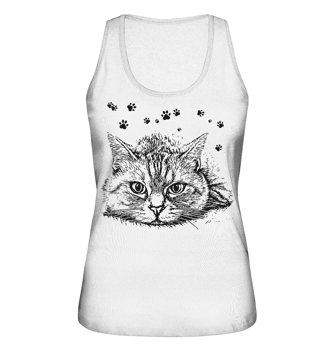 Katze - Ladies Organic Tank-Top - ArtfulShenwyn