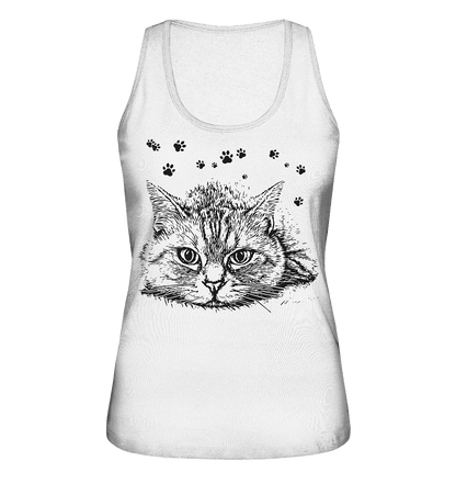 Katze - Ladies Organic Tank-Top - ArtfulShenwyn