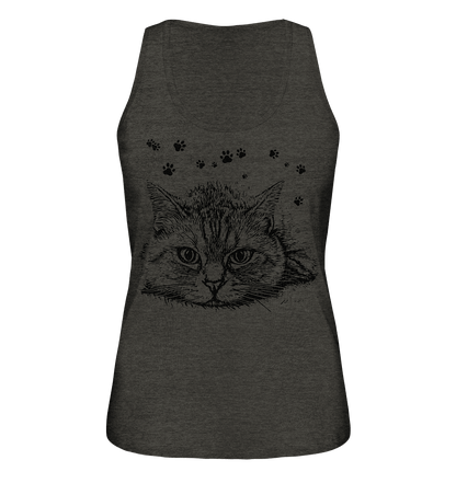 Katze - Ladies Organic Tank-Top - ArtfulShenwyn