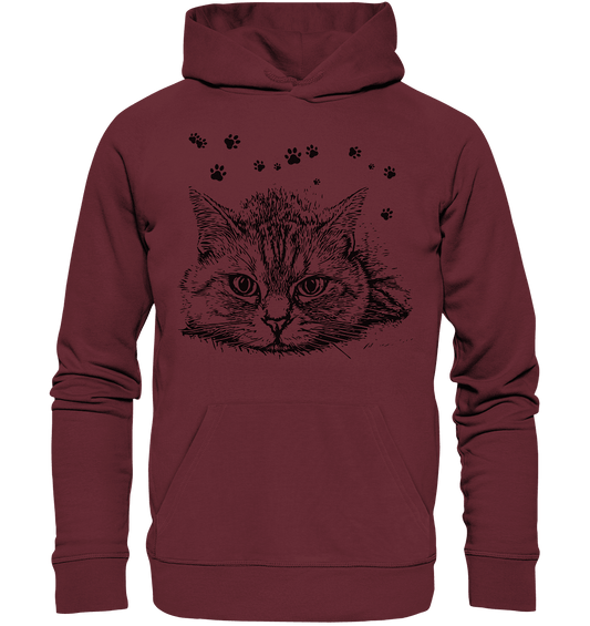 Katze - Organic Basic Hoodie - ArtfulShenwyn