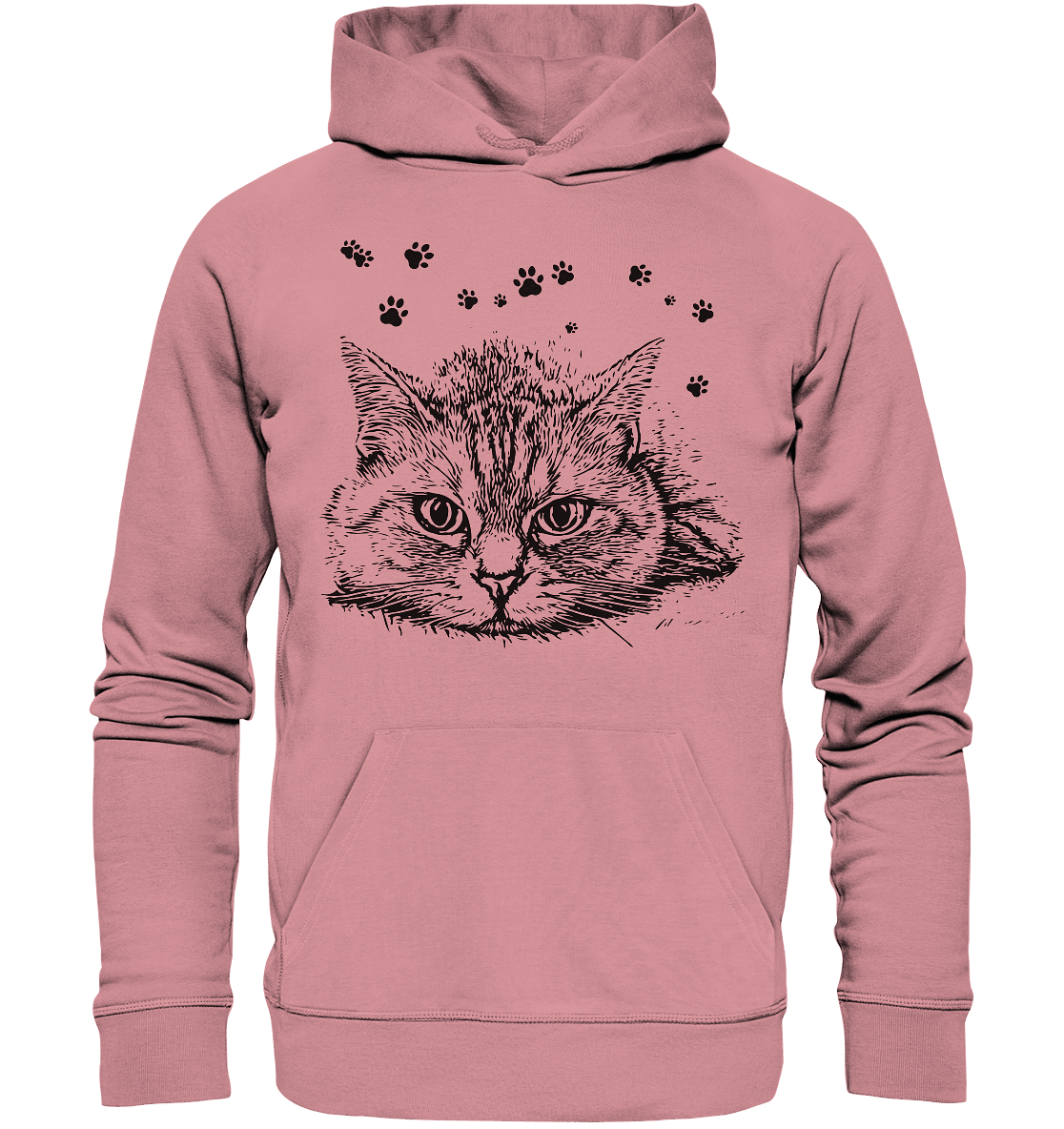 Katze - Organic Basic Hoodie - ArtfulShenwyn