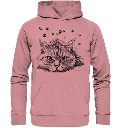 Katze - Organic Basic Hoodie - ArtfulShenwyn