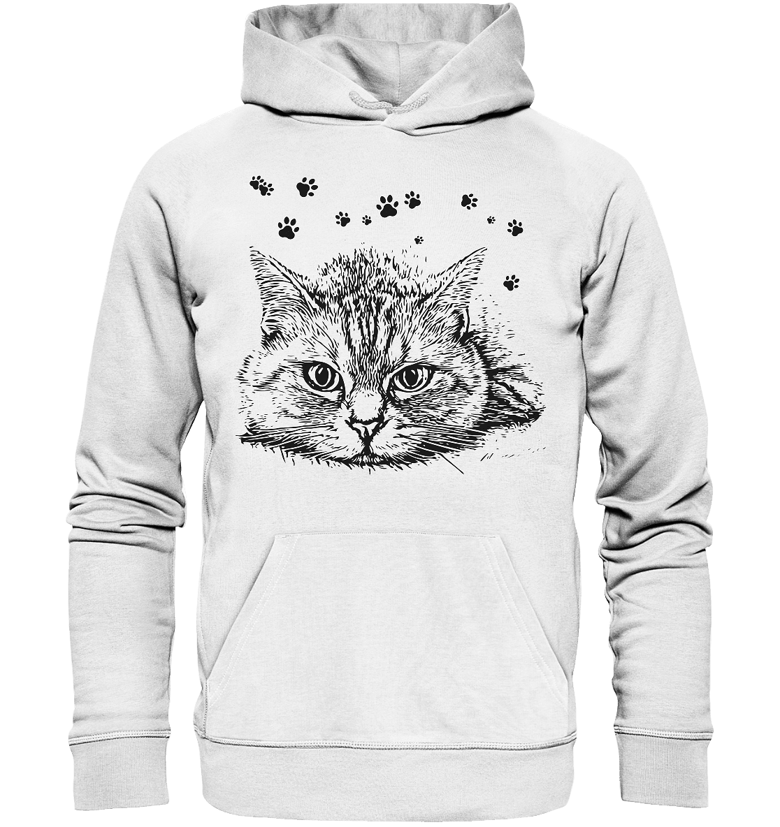 Katze - Organic Basic Hoodie - ArtfulShenwyn