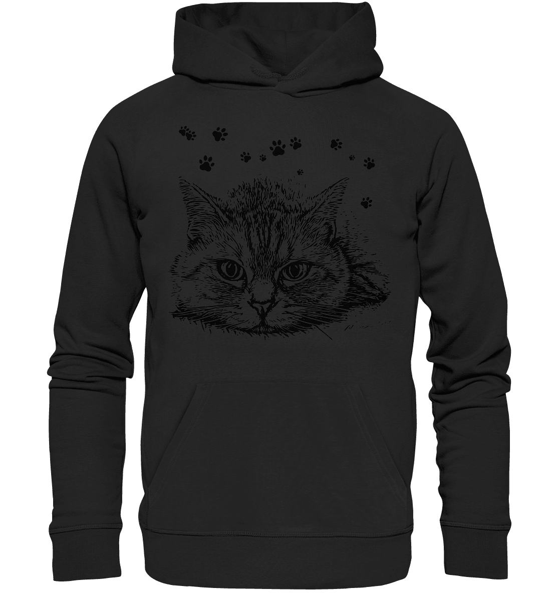 Katze - Organic Basic Hoodie - ArtfulShenwyn