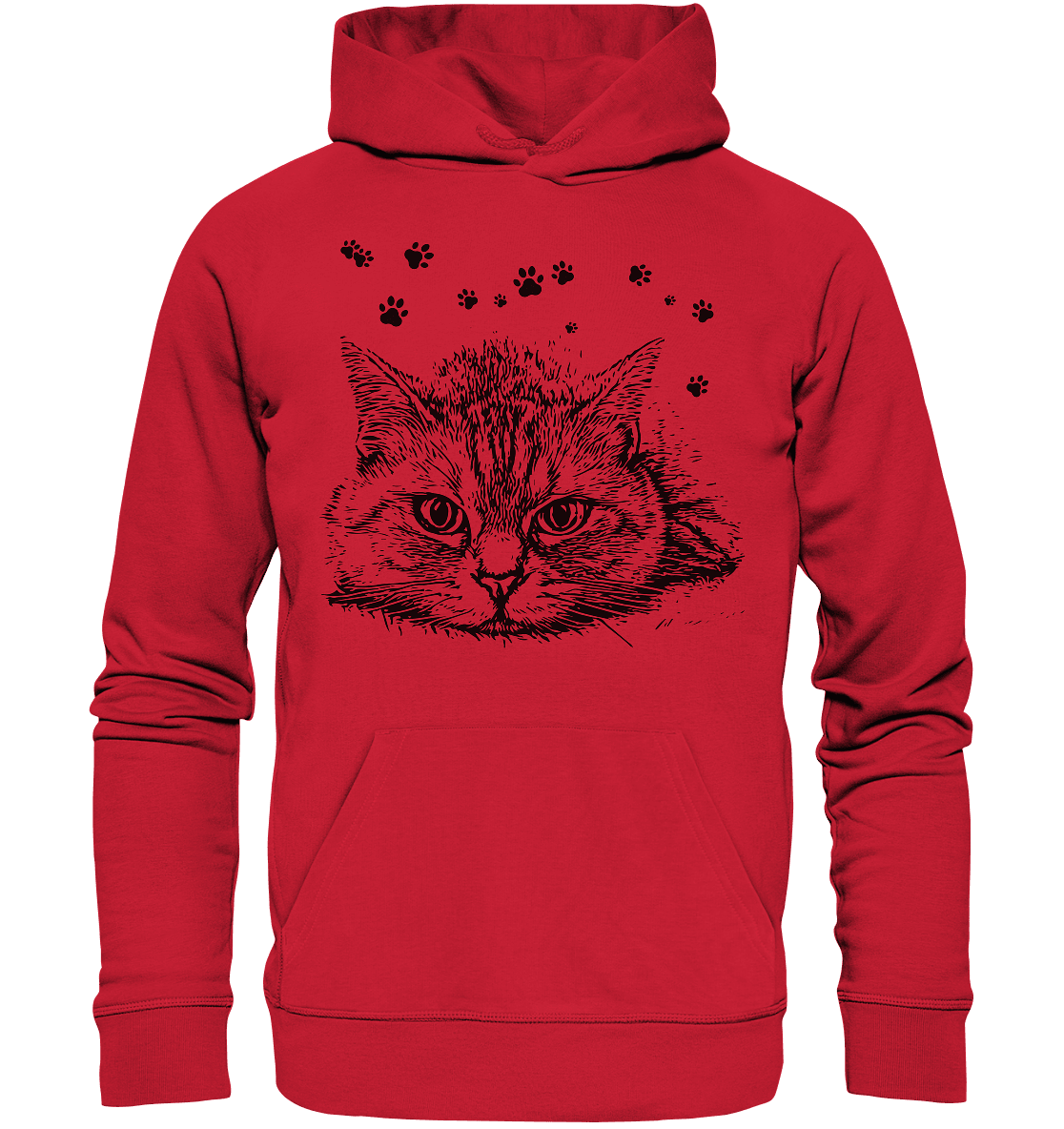 Katze - Organic Basic Hoodie - ArtfulShenwyn