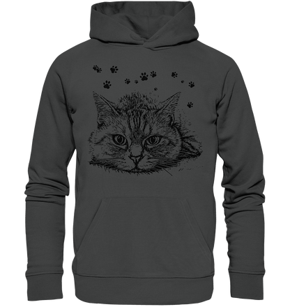 Katze - Organic Basic Hoodie - ArtfulShenwyn