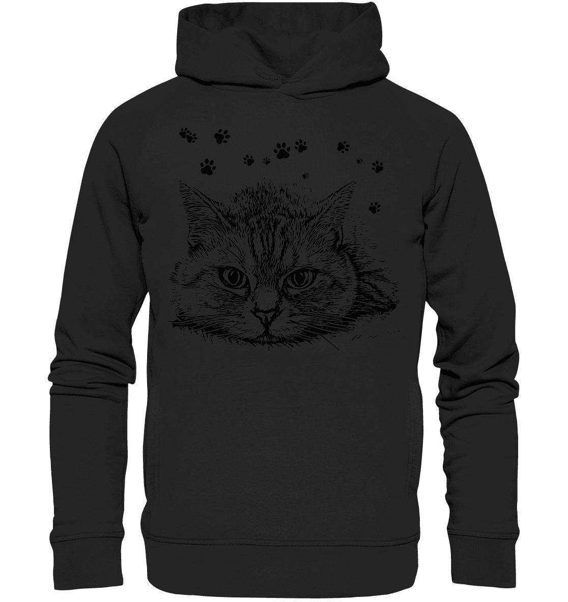 Katze - Organic Fashion Hoodie - ArtfulShenwyn