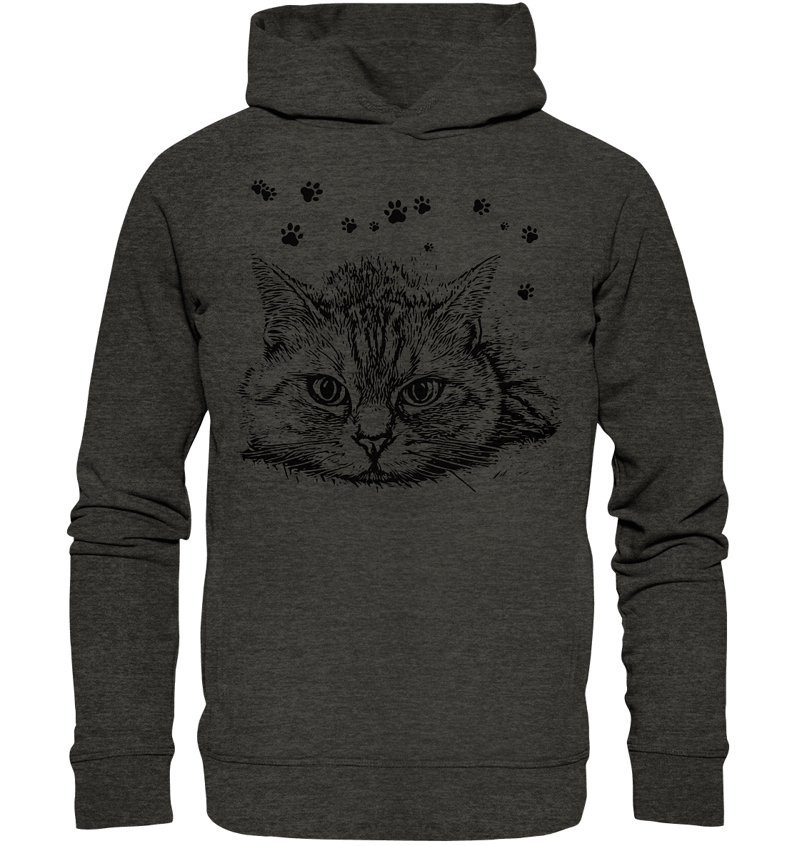 Katze - Organic Fashion Hoodie - ArtfulShenwyn