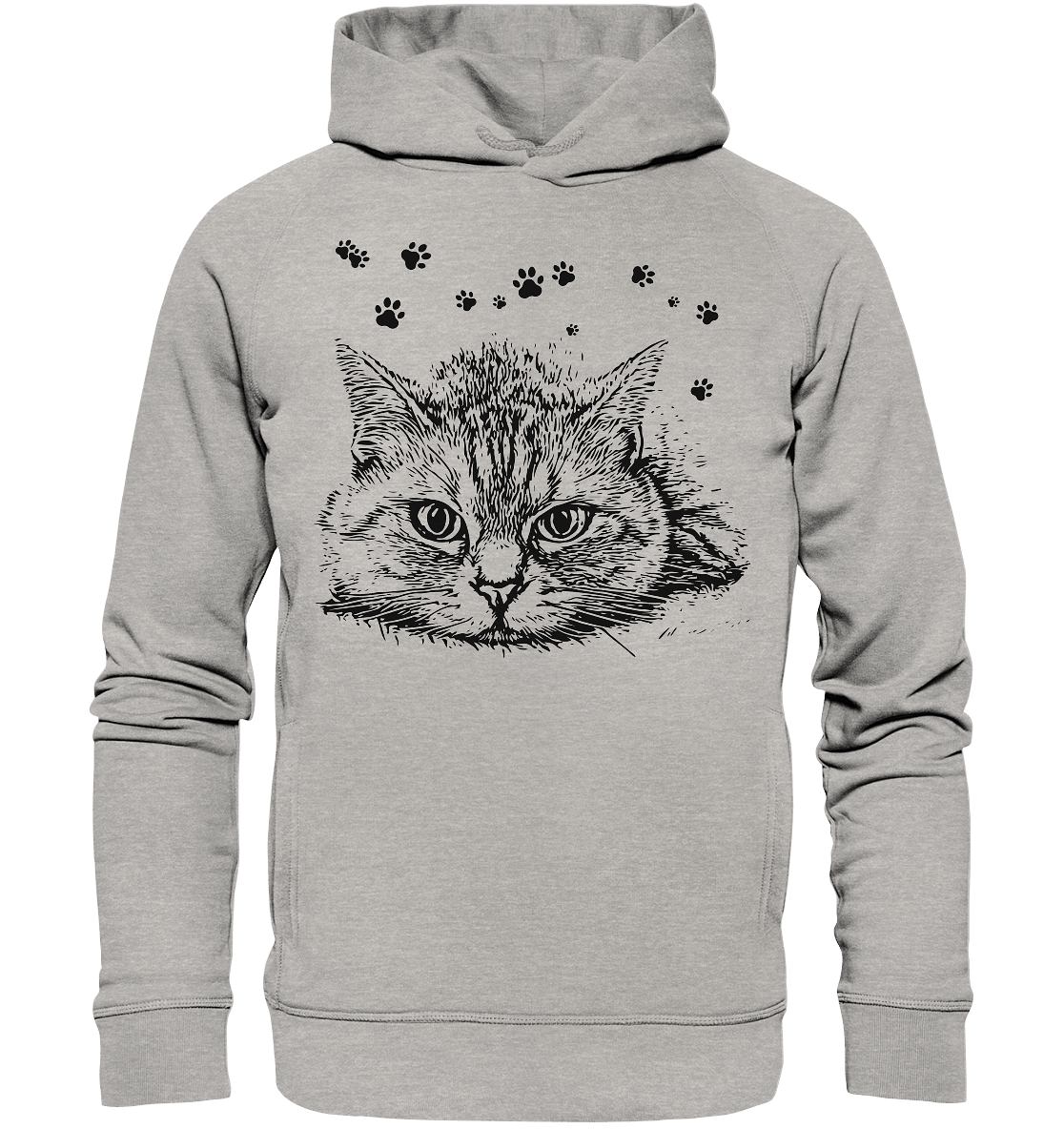 Katze - Organic Fashion Hoodie - ArtfulShenwyn