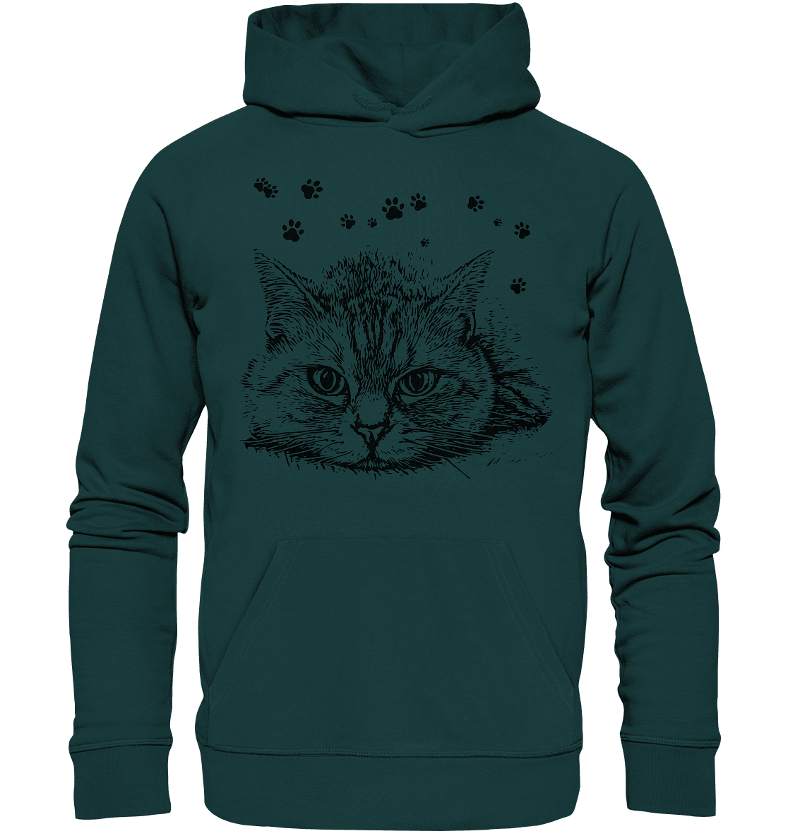 Katze - Organic Hoodie - ArtfulShenwyn