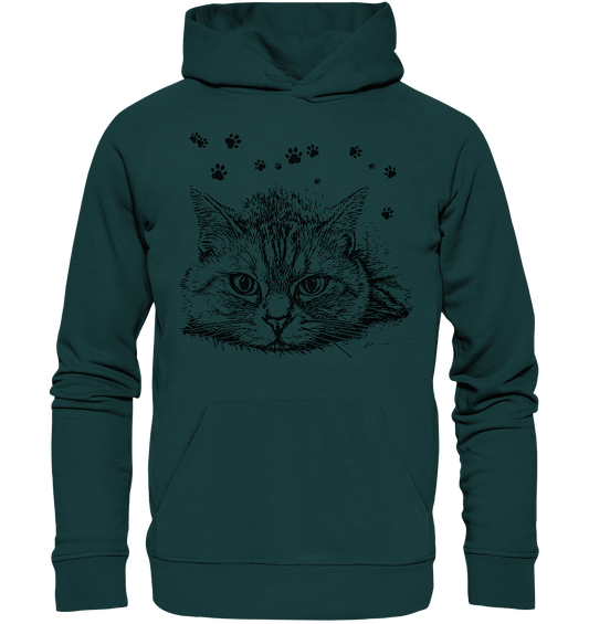 Katze - Organic Hoodie - ArtfulShenwyn