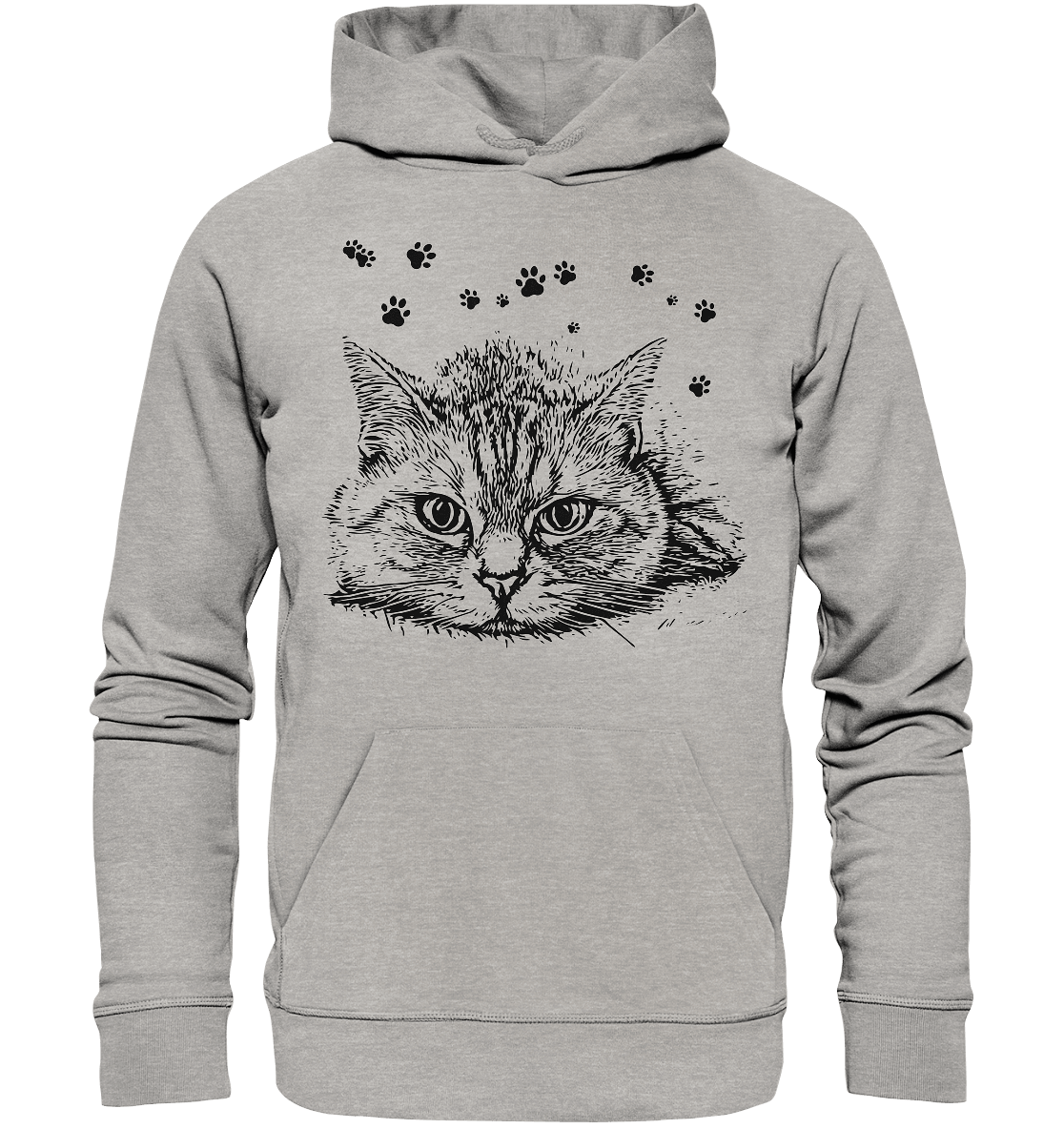 Katze - Organic Hoodie - ArtfulShenwyn