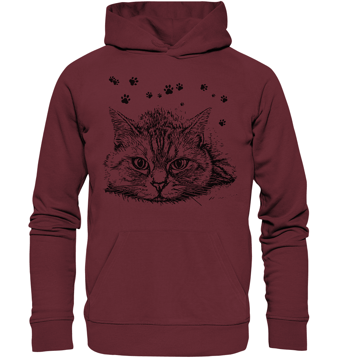 Katze - Organic Hoodie - ArtfulShenwyn