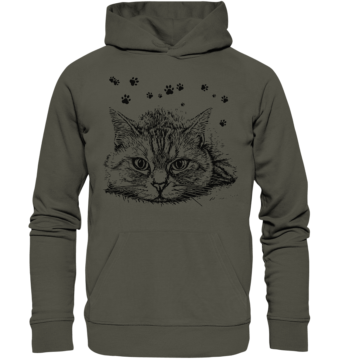 Katze - Organic Hoodie - ArtfulShenwyn