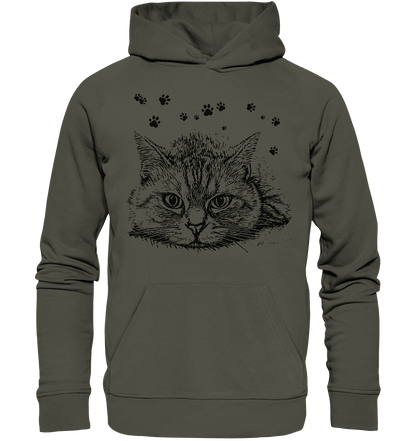 Katze - Organic Hoodie - ArtfulShenwyn