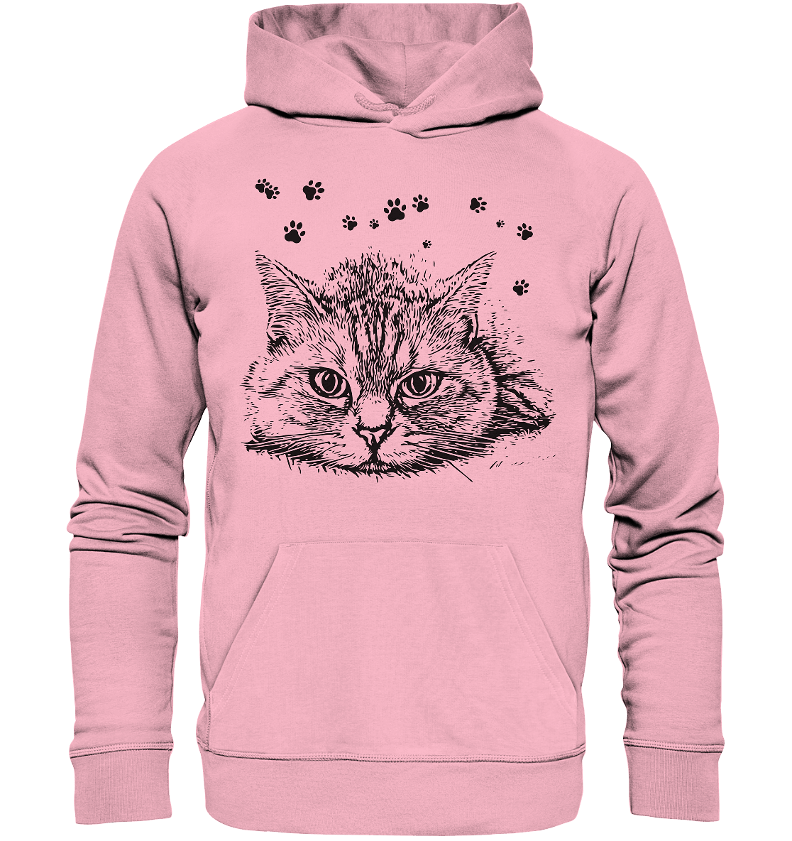 Katze - Organic Hoodie - ArtfulShenwyn