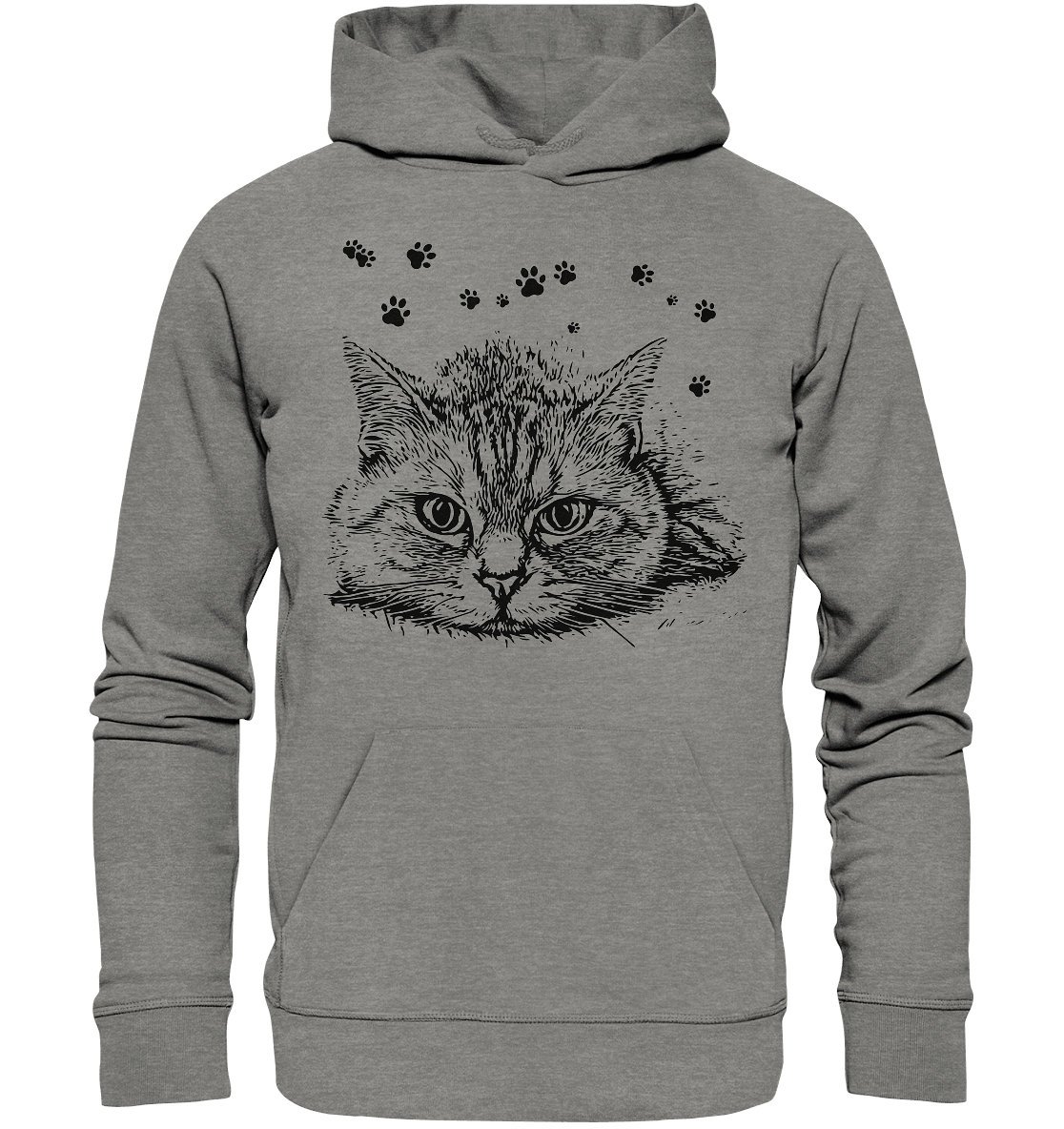 Katze - Organic Hoodie - ArtfulShenwyn