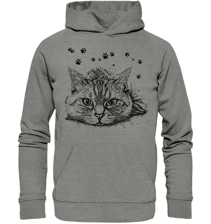 Katze - Organic Hoodie - ArtfulShenwyn