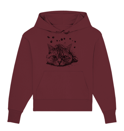 Katze - Organic Oversize Hoodie - ArtfulShenwyn