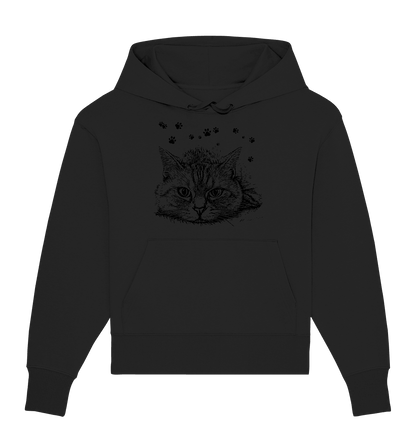 Katze - Organic Oversize Hoodie - ArtfulShenwyn