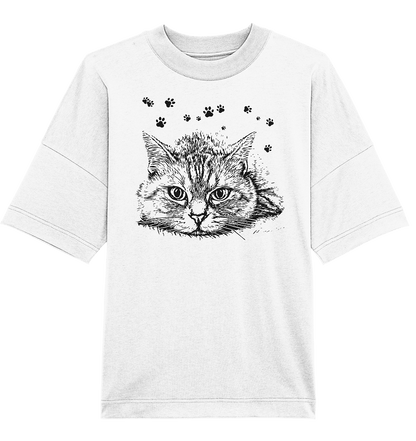 Katze - Organic Oversize Shirt - ArtfulShenwyn