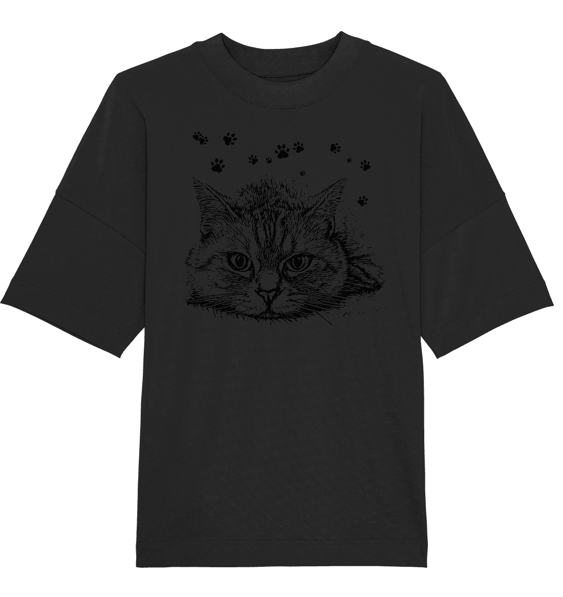 Katze - Organic Oversize Shirt - ArtfulShenwyn