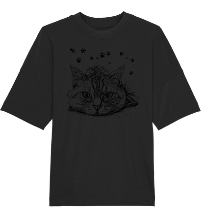 Katze - Organic Oversize Shirt - ArtfulShenwyn