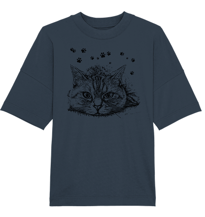 Katze - Organic Oversize Shirt - ArtfulShenwyn