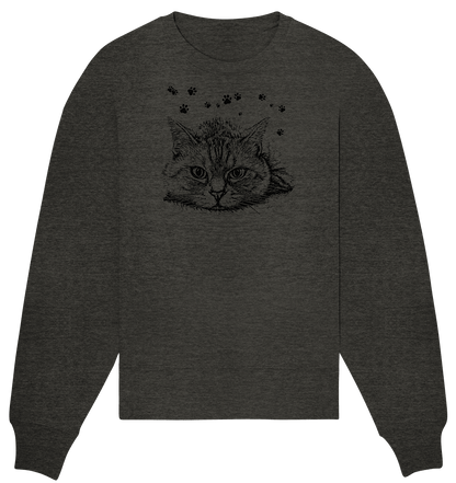 Katze - Organic Oversize Sweatshirt - ArtfulShenwyn