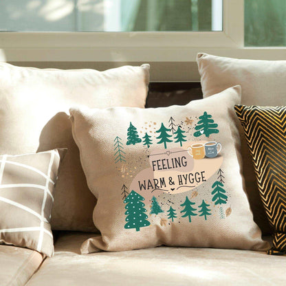 Kissen natur mit Waldmotiv Hygge - ArtfulShenwyn