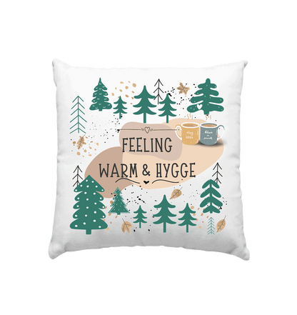 Kissen weiß mit Waldmotiv Hygge - ArtfulShenwyn