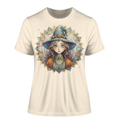 Kleine Hexe Mandala - Fitted Ladies Organic Shirt - ArtfulShenwyn