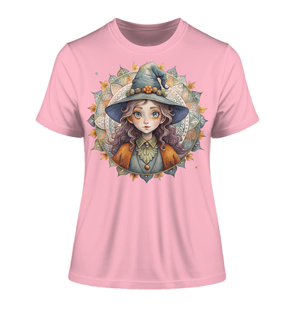 Kleine Hexe Mandala - Fitted Ladies Organic Shirt - ArtfulShenwyn