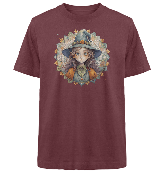 Kleine Hexe Mandala - Heavy Oversized Organic Shirt - ArtfulShenwyn