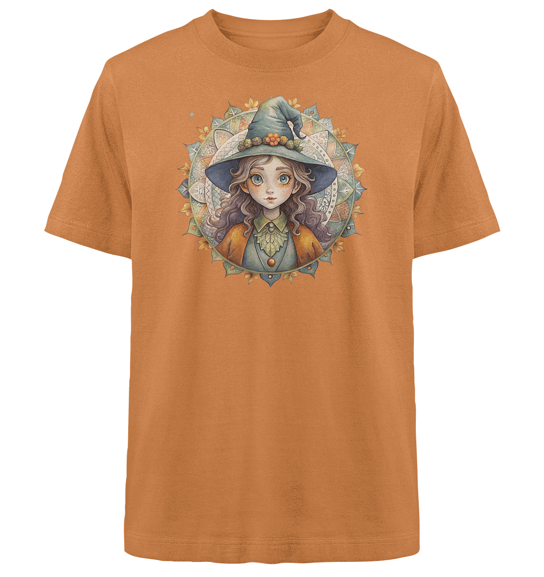 Kleine Hexe Mandala - Heavy Oversized Organic Shirt - ArtfulShenwyn