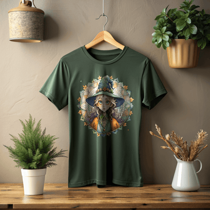 Kleine Hexe Mandala - Heavy Oversized Organic Shirt - ArtfulShenwyn