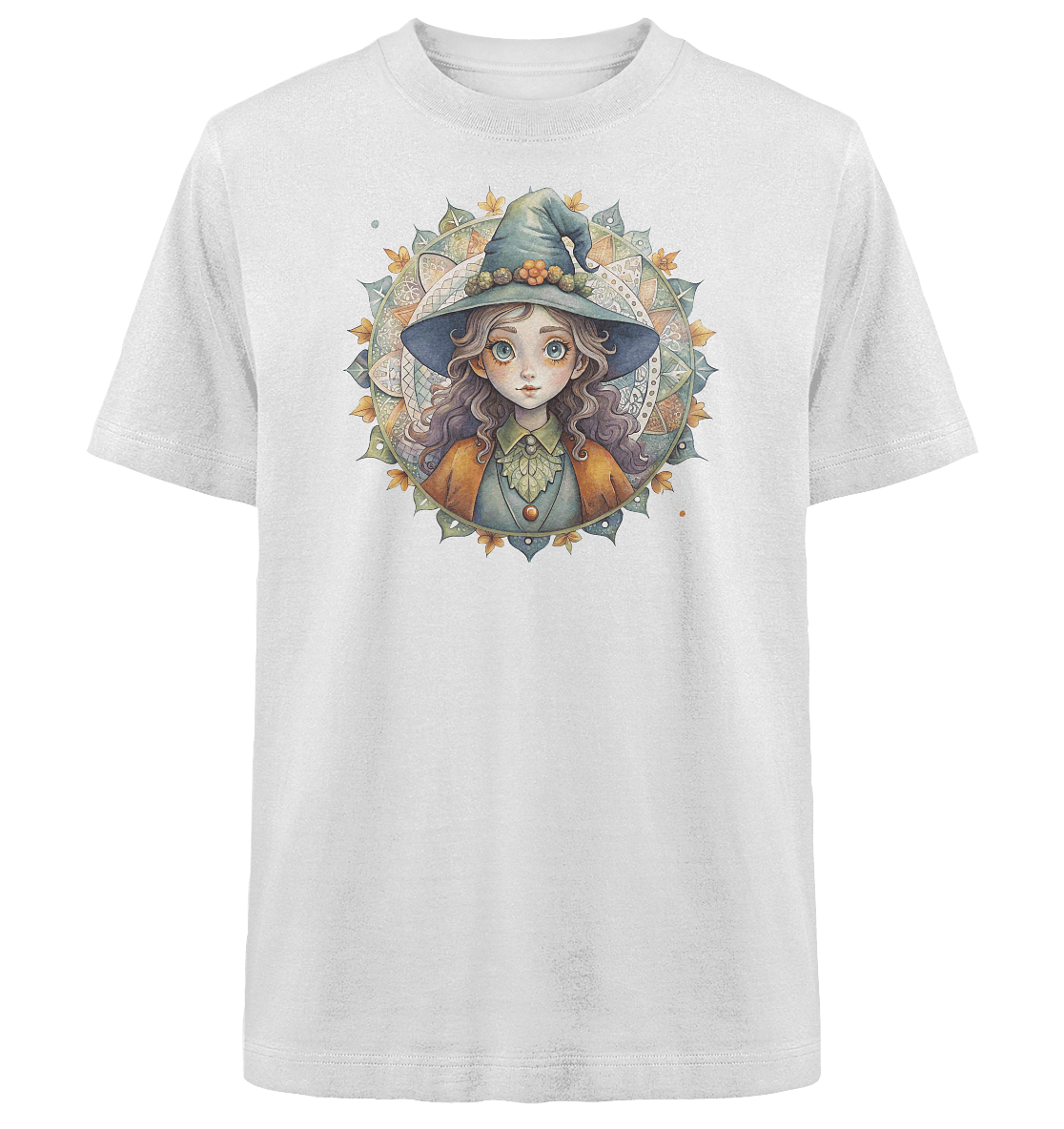 Kleine Hexe Mandala - Heavy Oversized Organic Shirt - ArtfulShenwyn