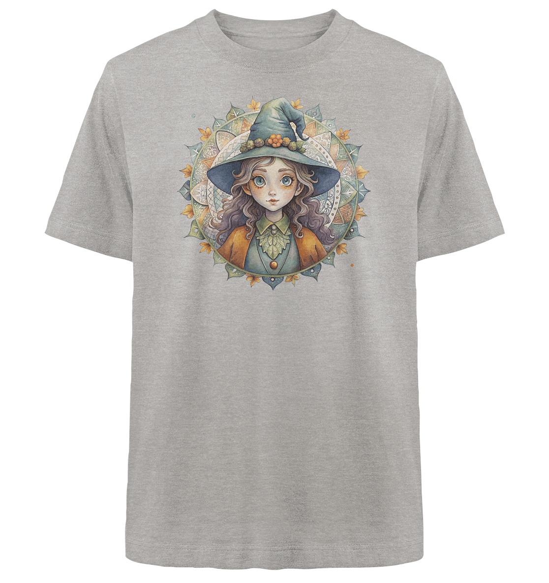 Kleine Hexe Mandala - Heavy Oversized Organic Shirt - ArtfulShenwyn