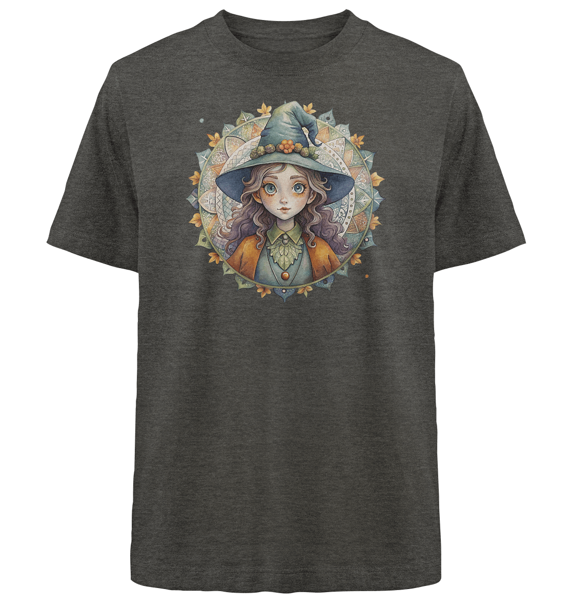 Kleine Hexe Mandala - Heavy Oversized Organic Shirt - ArtfulShenwyn