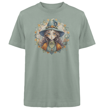 Kleine Hexe Mandala - Heavy Oversized Organic Shirt - ArtfulShenwyn