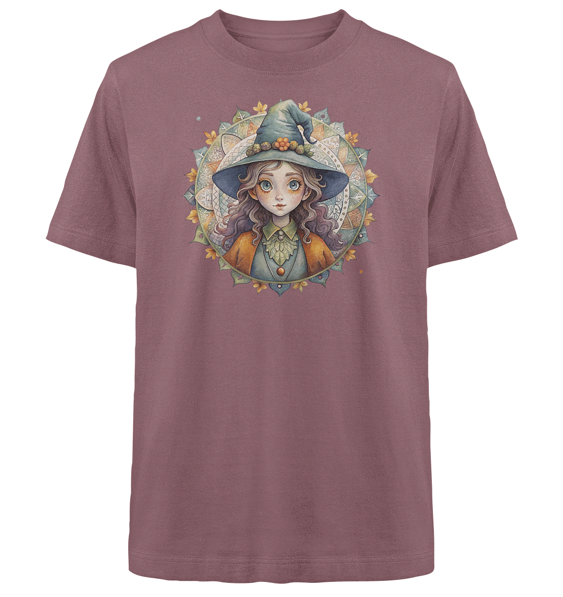 Kleine Hexe Mandala - Heavy Oversized Organic Shirt - ArtfulShenwyn